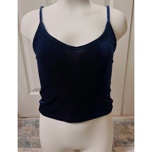 Velvet Whimsigoth Tank Top Blue Size Small